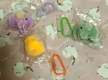 시플라 한정판 돔돔버거 카라비너 마스코트