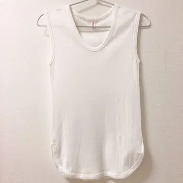 homspun V넥 탱크탑 화이트