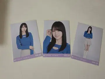 노기자카46 브로마이드 레이어드 상의 카키 하루카