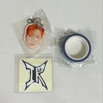 INI 이케자키 리토 얼굴 아크릴 키링 마스킹 테이프 스티커