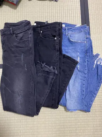 ZARA 스키니 데님 3개 세트 EUR 40