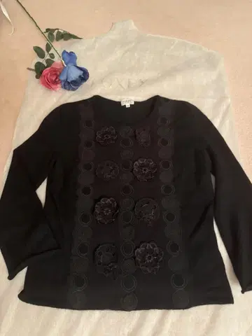 FOXEY 블랙 캐시미어 38