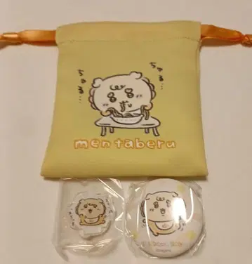 Chiikawa Baby 시사 미니 복조리 아크릴 스탠드 캔뱃지 세트