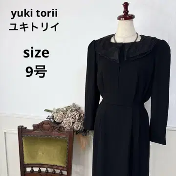 새상품급 토리이 유키 yuki torii 블랙 포멀 원피스