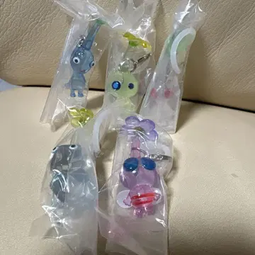 피크민 메지루시 액세서리 가챠 5개 세트 미사용 미개봉 새상품