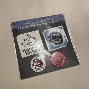 야마가타 MAN WITH A MISSION 스티커 캔뱃지