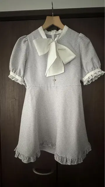 evelyn 에블린 미니 원피스 리본 올인원