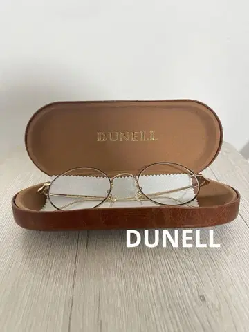 DUNELL 라운드 안경 골드