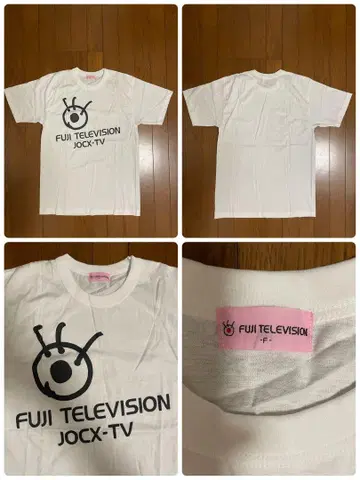 90s 빈티지 후지TV JOCX-TV 티셔츠 싱글 스티치