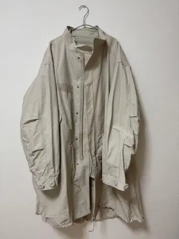 beams 빔즈 모즈 코트 화이트 남성용 S 사이즈