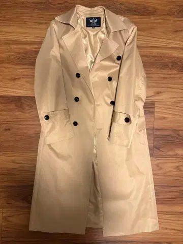 [ 새상품급 ] 베이지 더블 브레스트 트렌치코트 XL