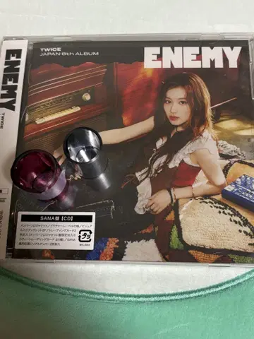 TWICE ENEMY SANA반 미개봉 은색 테이프 2종 포함 사나