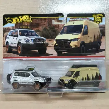 핫휠 프리미엄 2팩 랜드크루저 & 벤츠 스프린터