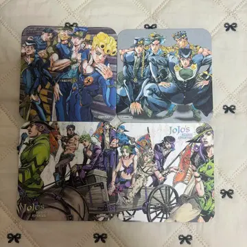 죠죠의 기묘한 모험 아라키 히로히코 원화전 코스터 세트