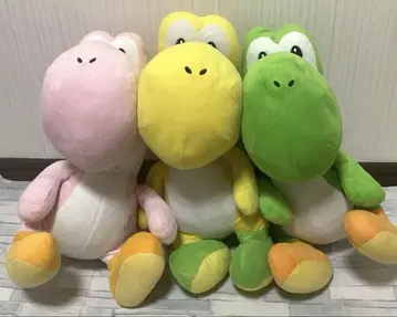 컬러풀 욧시 봉제 인형 세트 슈퍼 마리오