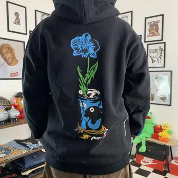 WASTED YOUTH RARE PANTHER FLOWER HOODIE