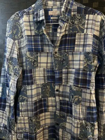 ZARA MAN 자라 맨 셔츠 shirt 패치워크 페이즐리