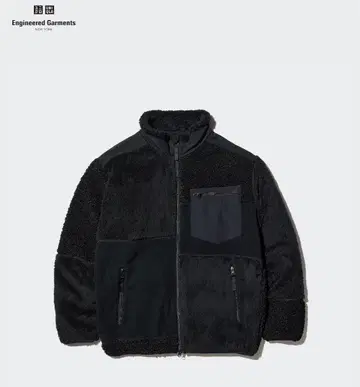 UNIQLO 유니클로 블랙 플리스 자켓