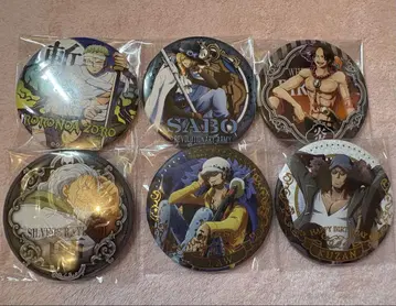 [ ONE PIECE ] 트레이딩 캔뱃지 6개 세트