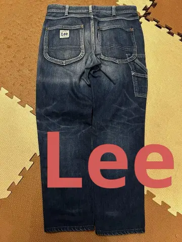 페이드 분위기 오샤레 Lee 페인터 팬츠