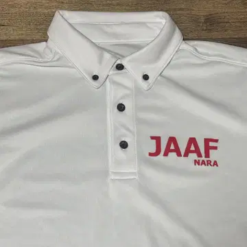 ASICS JAAF NARA 피케 셔츠 일본 육상 경기 연맹 나라 심판원