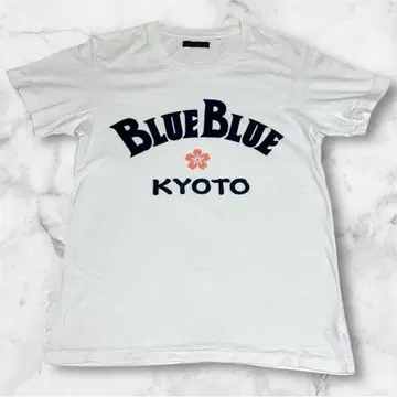 교토 한정판 탄력 BLUEBLUE Kyoto T셔츠 1 벚꽃