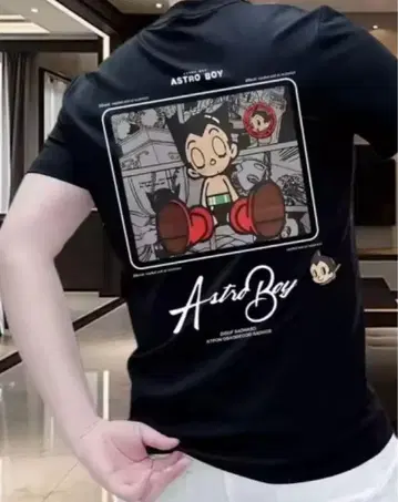 철완 아톰 Atom 테즈카 오사무 T셔츠 tee 아스트로 보이 MENS
