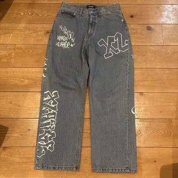 XLARGE 그래피티 데님 팬츠 30인치