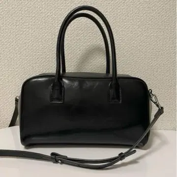 ZARA 스웨이드 시티백 (블랙)