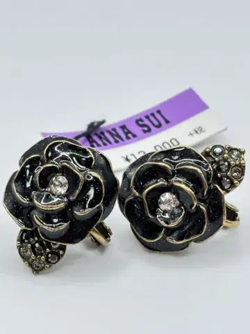 ANNA SUI 장미 모티브 귀찌