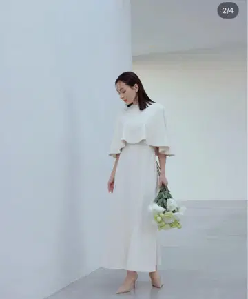 anuans 2way 케이프 원피스