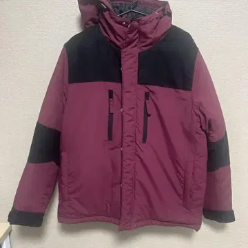 버건디 다운 자켓 M BA92BLS017C