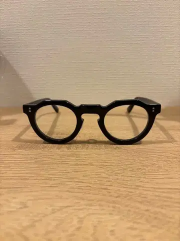 Lesca PICA 블랙 안경 44-26