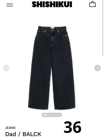 새상품 the shishikui Dad 36 BLACK