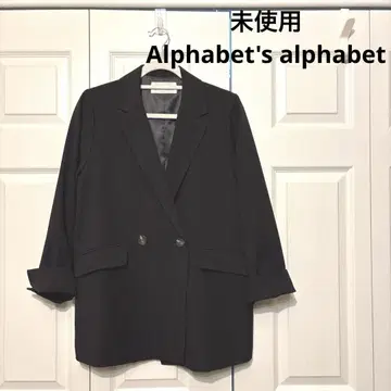 미사용 alphabet's alphabet 테일러드 자켓