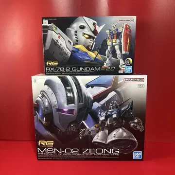 RG RX-78-2 건담 ver2.0 RG 지옹 2개 세트