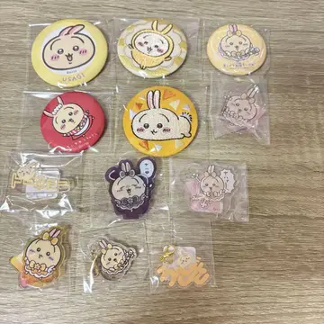 치이카와 (먼작귀) 토끼 캔뱃지 아크릴 스탠드 아크릴 키링
