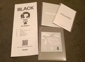 SnowMan POP-UP 메구로 렌 세트