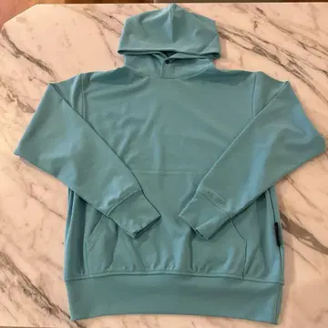 하시모토 준 STRETCH PONTE HOODIE 후드티 블루 2