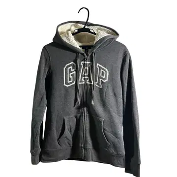 GAP 플리스 안쪽 그레이 후드티 M