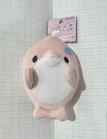 유루이루카 마스코트 핑크 돌고래 카미오 재팬 봉제 인형 키링