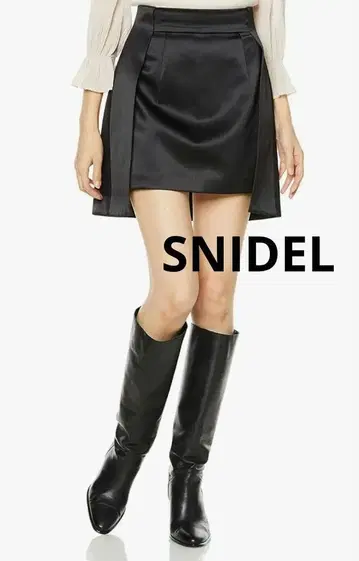 SNIDEL 스카쇼 블랙 슬림 스커트 숏팬츠 블랙 S