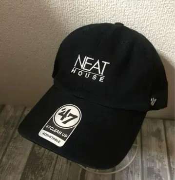 47 NEAT HOUSE 캡 블랙 모자