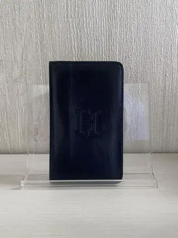 [ HIROFU ] 카드 케이스 명함지갑 블랙 천연 가죽