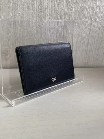 [ Anya Hindmarch ] 카드 케이스 패스 케이스 명함지갑 블랙