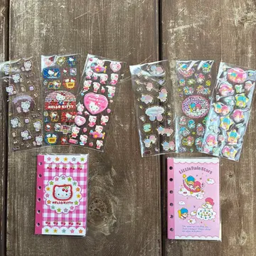 골라 쓰는 씰북 키티 키키라라 산리오