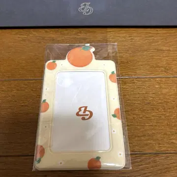 박보검 포토 카드 홀더 오렌지 한국 팬미
