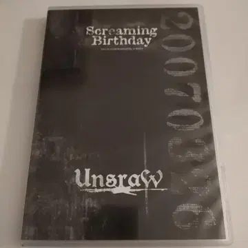 레어 새상품급 UnsraW/Screaming birthday DVD