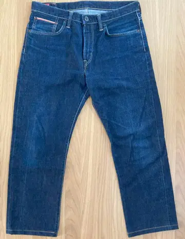 EDWIN 505ZX 스트레이트 데님 셀비지 일본제 W32