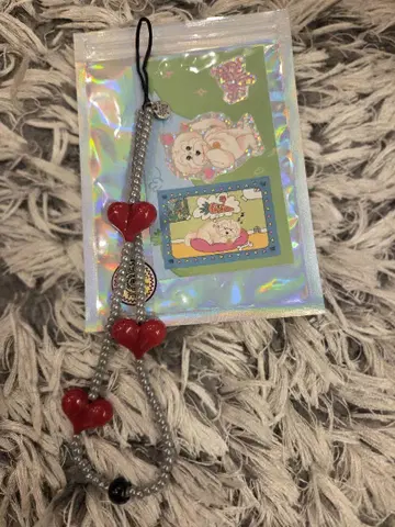 stringting 스트링 스트랩 하트 빨간색